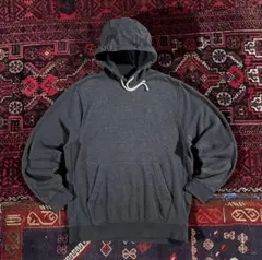 NIKE ナイキ ワンポイントロゴ プルオーバー パーカー チャコールグレー M