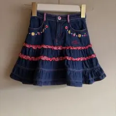 メゾピアノのデニムスカート 120cm