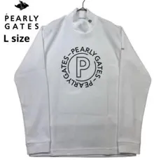 美品　新作　PEARLY GATES ホワイト ハイネックシャツ