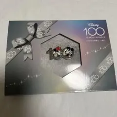 未使用　ディズニー100周年　記念　ピンバッジ　ミッキー　ミニー　Disney