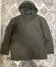ユニクロ ハイブリッドダウンパーカ 2024 オリーブ L