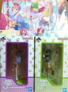 五等分の花嫁　一番くじ　夢のひととき　二乃四葉　フィギュア　ボード　ちょこのっこ