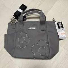 新品♣︎MARY QUANT トートバッグ 2way 保温&保冷バッグ　グレー