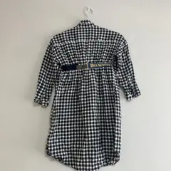デニムアンドダンガリー チェック柄ワンピース 130 女の子 数回着用 美品