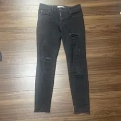 AZUL BY MOUSSY ブラック スキニーパンツ S