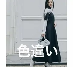 【1回着用】ショルダーリボンキャミワンピース プロポーションボディドレッシング