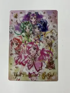 プリキュア ウエハース（Yes!プリキュア5 GOGO） 箔押し仕様] 18.Yes！プリキュア5GoGo！ (SSR) 】 プリキュアカード