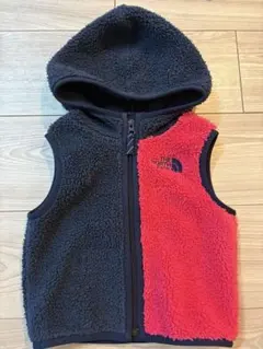 ノースフェイス フリースベスト フード付き