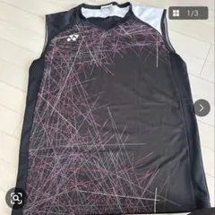 YONEX バドミントンノースリーブ ストライプデザイン