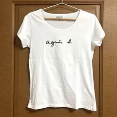 アニエスベー Tシャツ　ホワイト　半袖
