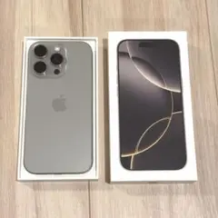［美品］iPhone16Pro 128GB ナチュラルチタニウム 本体
