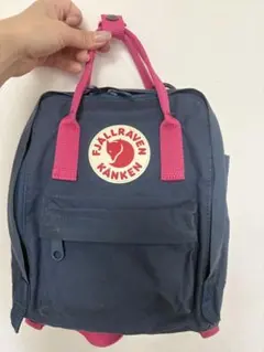 袋付き　Fjallraven Kanken ミニ　ネイビー/ピンクのサムネイル