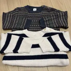 H&Mベビー/セーター2着セット/ニット／サイズ86