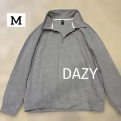 未使用❣️DAZY ハーフジップ　スウェット　グレー　M オーバーサイズ