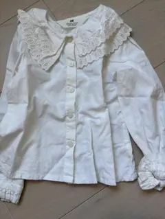 H&M ホワイト ブラウス 90cm