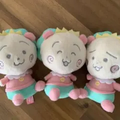 コジコジ　パステルカラーマスコット　さくらももこ　ぬいぐるみ 3種セット