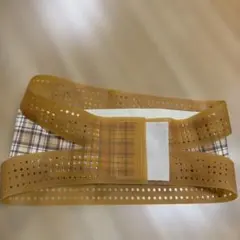 骨盤矯正ベルト 調整可能 ブラウン