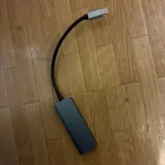 USBハブ USB Type-C グレー