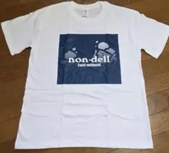 non-dell outdoors! Tシャツ ホワイトグラフィック　パロディ