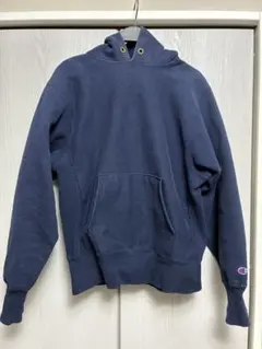 リバースウィーブ　フーディー　90s usa製　ネイビー