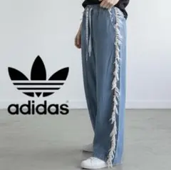 adidas KSENIASCHNAIDER デニム フレイドジーンズ　M