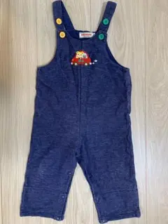 ミキハウス　オーバーオール　フリーサイズ（70〜80）