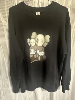 UNIQLO KAWS コラボ スウェット Lサイズ ブラック