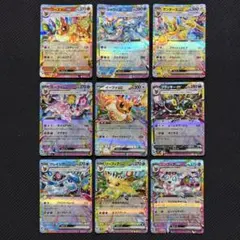 【絶版　テラスタルフェス】ブイズrr まとめ売り　90枚 ブイズ 9種 コンプセット 各10枚計90枚 テラスタルフェスex rr - メルカリ