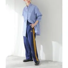 【ADIDAS/アディダス】 OZ SST TP パンツ　ネイビー　イエロー