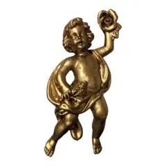 美品 アンティークエンジェル ゴールド バラ①