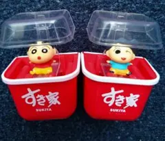 新品☆すき家すきすきセットクレヨンしんちゃん飛び出す牛丼マグネット