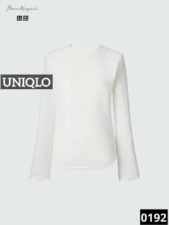 Y*こ様 0192 UNIQLO シアークルーネックT（長袖） オフホワイト