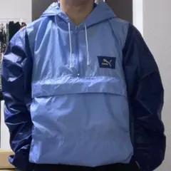 vintage 80s PUMA anorak nylon jacket