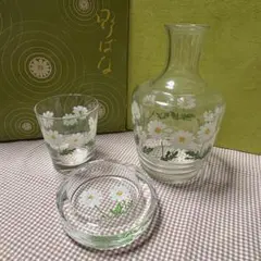 昭和レトロ　アデリアグラス　野ばな　グラスや水差しなどナイトセット