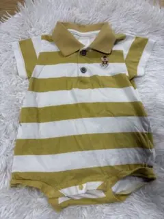 【美品】アプレレクール　カバーオール　ボーダー　70