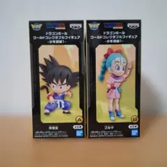 ドラゴンボール ワーコレ 少年期編1 孫悟空 ブルマ ２種セット