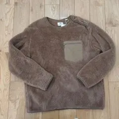 ユニクロ エンジニアードガーメンツ フリースプルオーバー　ベージュL　初期