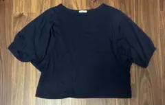 studio CLIP ネイビー パフスリーブ Tシャツのサムネイル