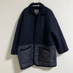 LAVENHAM キルティングコート ネイビー