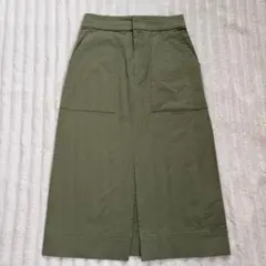 【即日発送】CLOCHE クロシェ タイトスカート カーキ サイズ02Mスリットのサムネイル