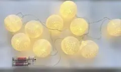 コットンボールライト ガーランドライト 結婚式 ウェルカムスペース