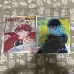 ギヴン展　ENCORE クリアミニ色紙　立夏　真冬　りつまふ　キヅナツキ