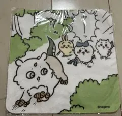 ちいかわ　なかよしおでかけ　大きめハンドタオル　　大きい討伐　ハンカチ