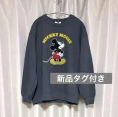 【新品未使用】 ミッキー スウェット Lサイズ ディズニー 裏起毛
