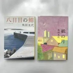 八日目の蝉　紙の月 角田光代　文庫本2冊セット