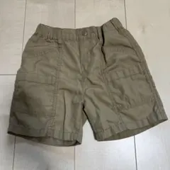 UNIQLO ハーフパンツ 110cm カーキ