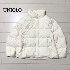 UNIQLO　25年製 パウダーソフトダウンジャケット　オフホワイト　M
