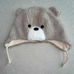 ベビー帽子 クマデザイン 40-42cm