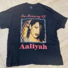Aaliyah Tシャツ ブラック XL