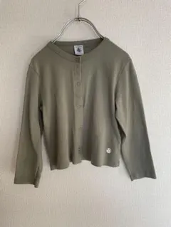 PETIT BATEAU カーディガン 104cm カーキ